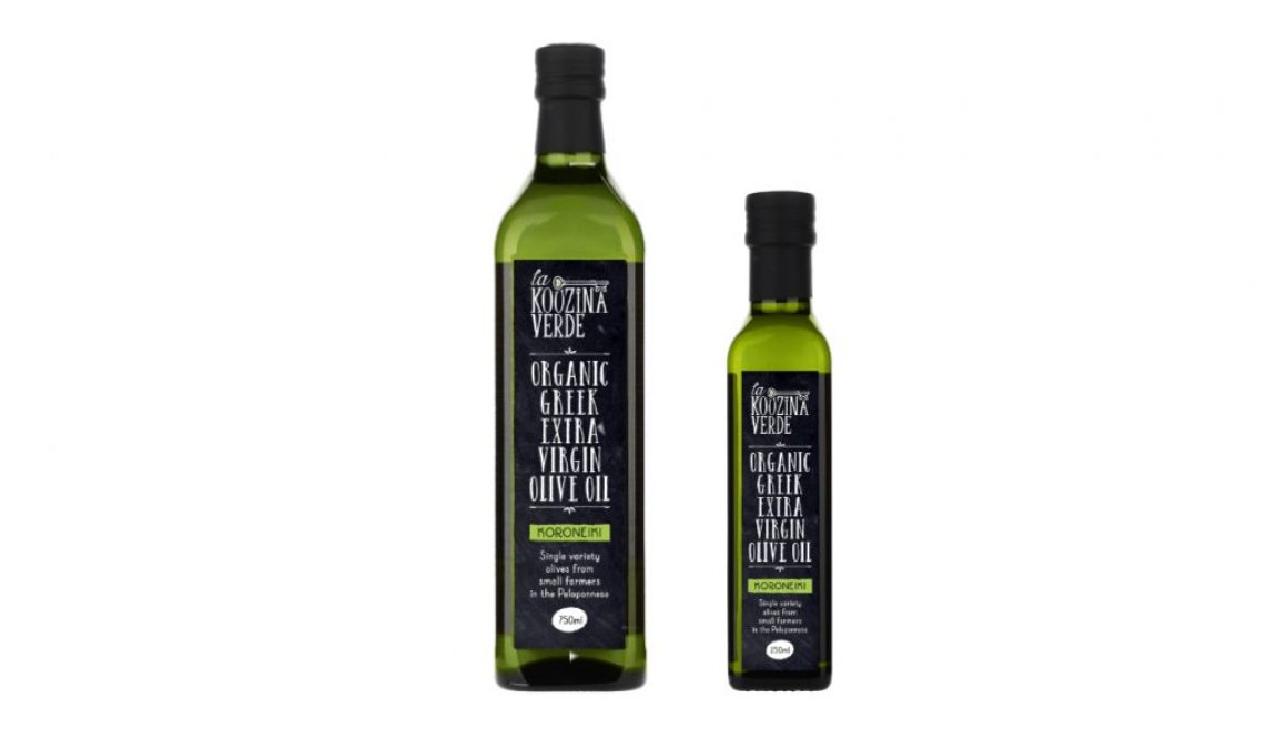 New: La Kouzina Verde Organic Greek Extra Virgin Olive Oil